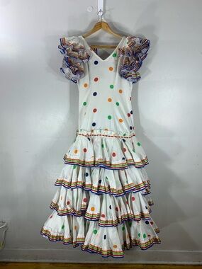 Vintage spanish flamenco dress